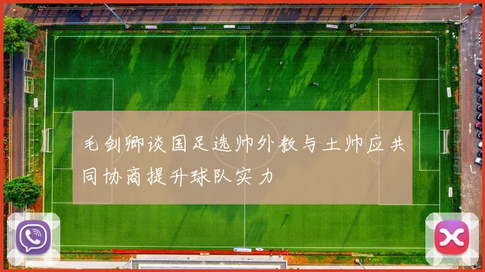 毛剑卿谈国足选帅外教与土帅应共同协商提升球队实力