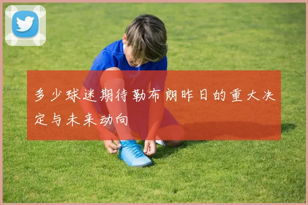 多少球迷期待勒布朗昨日的重大决定与未来动向